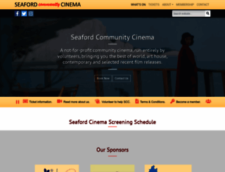 seafordcinema.org screenshot