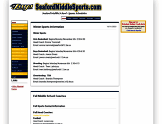 seafordmiddlesports.com screenshot