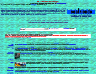 seafriends.org.nz screenshot