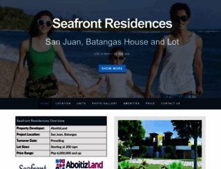 seafrontresidencessanjuan.com screenshot
