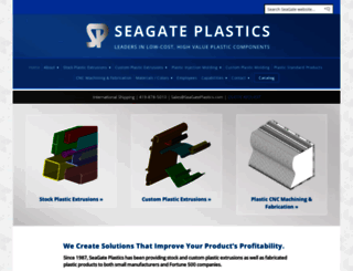 seagateplastics.com screenshot