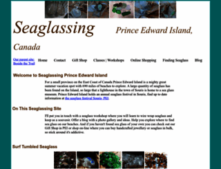 seaglassing.ca screenshot