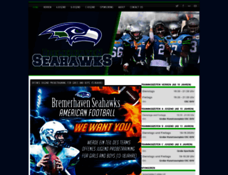 seahawks-bremerhaven.de screenshot