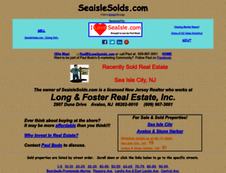 seaislesolds.com screenshot