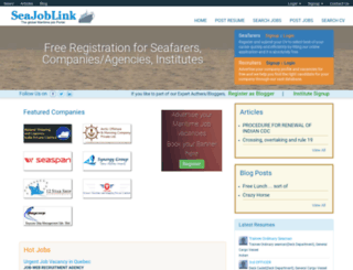 seajoblink.com screenshot