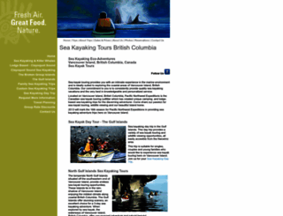 seakayakbc.com screenshot
