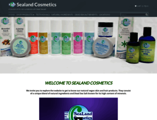 sealandcosmetic.com screenshot