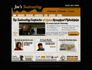sealcoating-joe.com screenshot
