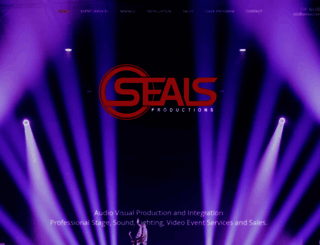 sealsproductions.com screenshot