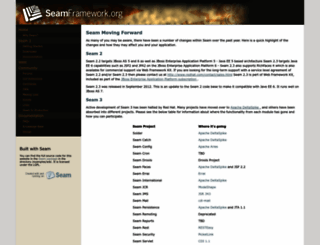 seamframework.org screenshot