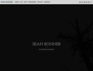 seanbonner.com screenshot