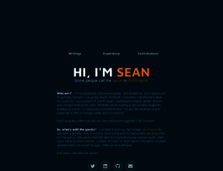 seancallan.com screenshot