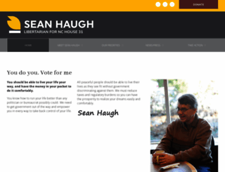 seanhaugh.com screenshot