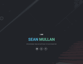 seanmullan.com screenshot