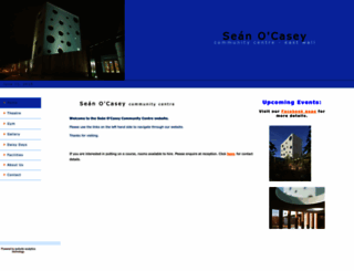 seanocaseycommunitycentre.ie screenshot