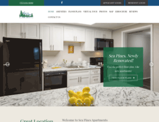 seapinesapartments.com screenshot