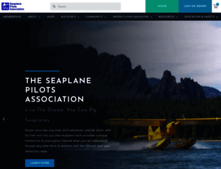 seaplanes.org screenshot