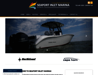 seaportinletmarina.com screenshot