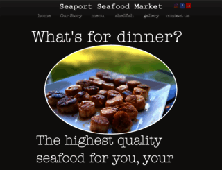 seaportseafoodmarket.com screenshot