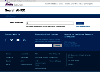 search.ahrq.gov screenshot