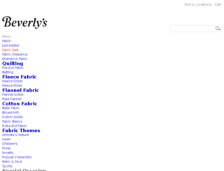 search.beverlys.com screenshot