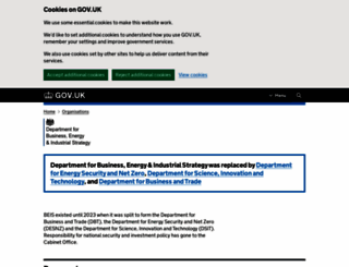 search.bis.gov.uk screenshot
