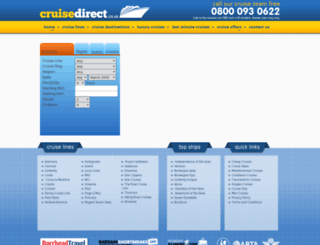 search.cruisedirect.co.uk screenshot