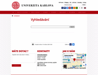 search.cuni.cz screenshot