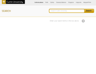 search.curtin.edu.au screenshot