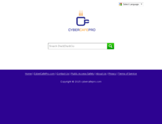 search.cybercafepro.com screenshot