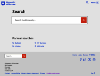 search.dundee.ac.uk screenshot