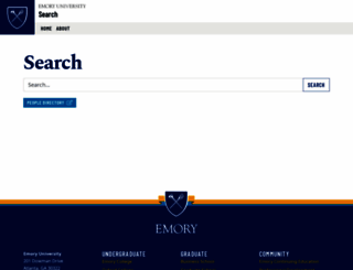 search.emory.edu screenshot
