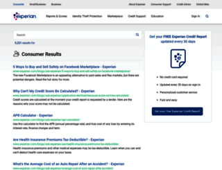 search.experian.com screenshot