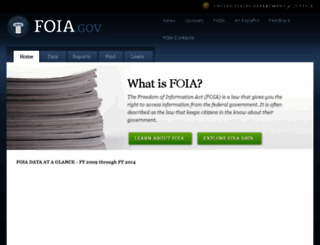 search.foia.gov screenshot