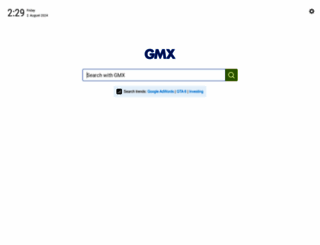 search.gmx.com screenshot