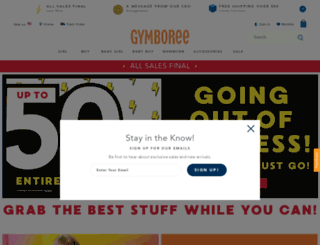 search.gymboree.com screenshot
