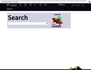 search.justlanded.com screenshot