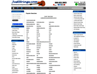 search.juststrings.com screenshot