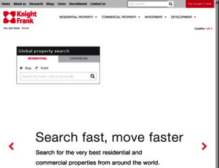 search.knightfrank.co.uk screenshot