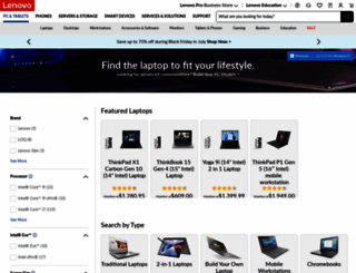 search.lenovo.com screenshot