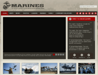 search.marines.mil screenshot