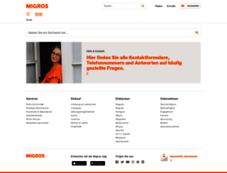search.migros.ch screenshot