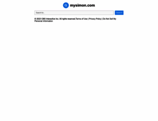 search.mysimon.com screenshot