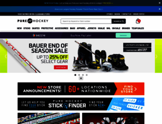 search.purehockey.com screenshot