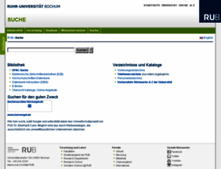 search.ruhr-uni-bochum.de screenshot