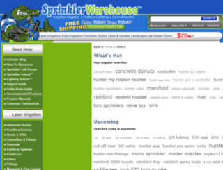 search.sprinklerwarehouse.com screenshot