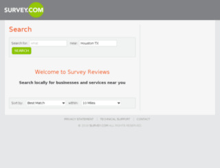 search.survey.com screenshot