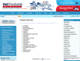 search.vetproductsdirect.com.au screenshot