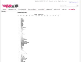 search.voguewigs.com screenshot