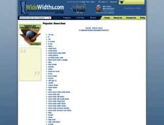search.widewidths.com screenshot